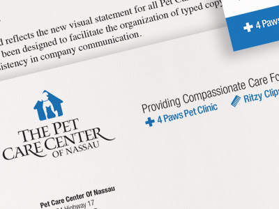 The Pet Care Center Stationery