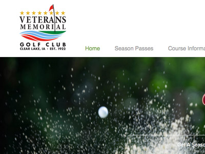 Veterans Memorial Golf Course Website